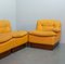 Yellow Leather Modular Sofa Set from Dreipunkt, 1970s, Set of 4, Image 12