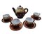 Ceramics Tea Service from Łysa Góra, 1960s, Set of 9 1