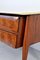 Italian Walnut, Carrara Marble and Brass Sideboard, 1960s 5