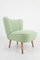 Sessel mit grünem Bezug, 1960er 3