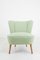 Lounge Chair with Green Upholstery, 1960s, Image 1