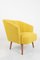 Armchair with Yellow Upholstery, 1960s 1