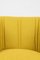 Sessel mit gelbem Bezug, 1960er 7
