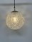 Lámpara colgante esférica de vidrio de Doria Leuchten, años 60, Imagen 3