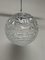 Lámpara colgante esférica de vidrio de Doria Leuchten, años 60, Imagen 2