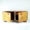 Art Deco Bedside Tables in Walnut, Czechoslovakia, 1930s, Set of 2 16