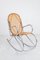 Cane Rocking Chair with Chrome Parts, 1970s, Image 9