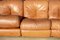 Modulares Sofa aus hellbraunem Leder, Italien, 1970er, 5er Set 17
