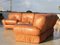 Modular Fawn Leather Sofa, Italy, 1970s, Set of 5 14