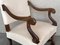 Louis XVI Style Spanish Carved Walnut Armchairs, 1900s, Set of 2, Image 8