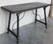 19th Century Spanish Walnut Side Console Table with Turned Legs and Iron Stretcher 3