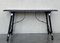 19th Century Spanish Walnut Side Console Table with Turned Legs and Iron Stretcher, Image 2