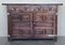 20th Century Spanish Carved Walnut Credenza or Buffet with 2 Drawers 2