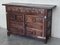 20th Century Spanish Carved Walnut Credenza or Buffet with 2 Drawers 3