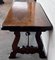 20th Century Spanish Carved Table with Iron Stretchers, Image 10