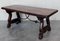 20th Century Spanish Carved Table with Iron Stretchers 8
