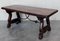 20th Century Spanish Carved Table with Iron Stretchers, Image 8