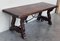 20th Century Spanish Carved Table with Iron Stretchers 6
