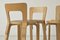 No. 66 Stühle von Alvar Aalto für Artek, 4er Set 5