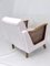 Moderne italienische Mid-Century Sessel aus Holz, Rattan & rosa Samt, 1950er, 2er Set 3