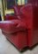 Large Red Leather Armchair by Calia Italia, 1990s 14