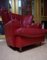 Grand Fauteuil en Cuir Rouge par Calia Italia, 1990s 8