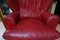 Large Red Leather Armchair by Calia Italia, 1990s 2