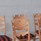 Mid-Century Danish Oak Dining Chairs attributed to Henning Kjærnulf, Set of 6, Image 3