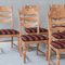 Mid-Century Danish Oak Dining Chairs attributed to Henning Kjærnulf, Set of 6, Image 5