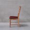 Mid-Century Danish Oak Dining Chairs attributed to Henning Kjærnulf, Set of 6, Image 13