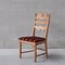 Mid-Century Danish Oak Dining Chairs attributed to Henning Kjærnulf, Set of 6, Image 1