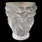 Baccantes Glass Vase with Sculptures of Women in High Relief by Lalique France, 20th Century 6
