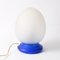 Lampe de Bureau Egg en Verre, 1980s 2