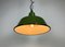 Industrial Green Enamel Factory Lamp from Zaos, 1960s 10