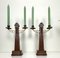 Art Deco Amsterdam School Candle Holders 1925, Set of 2 2