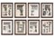 Stampe antiche neoclassiche di Robert Adam, Londra, anni '70, set di 8, Immagine 1