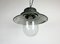 Green Enamel and Cast Iron Industrial Pendant Light, 1960s, Image 10