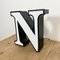 Vintage Illuminated Letter N, 1970s, Image 2