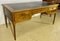 Louis XVI Style Desk in Walnut and Brass, Image 8