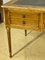 Louis XVI Style Desk in Walnut and Brass, Image 2