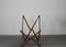 Tripolina Folding Chair in Wood and Leather by Vittoriano Viganò, Italy, 1930s 5