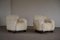 Art Deco Lounge Chairs in Lambswool by Axel Einar Hjorth, 1940s, Set of 2 7