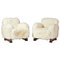 Art Deco Lounge Chairs in Lambswool by Axel Einar Hjorth, 1940s, Set of 2, Image 1
