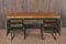 Industrieller Vintage Schreibtisch aus Holz & Metall 3