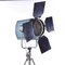 Large Industrial Film Studio Adjustable Spotlight Floor Lamp, Image 8