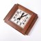 Vintage Square Wooden Wall Clock, 1970s 5