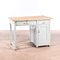 Vintage Light Blue Wooden Desk 7