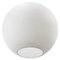 Mid-Century White Mat Opaline Glass Globe Pendant Light from Glashütte Limburg, Image 4