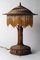 Art Nouveau Arts & Crafts Table Lamp in Wicker, 1920s 11