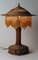 Jugendstil Arts & Crafts Tischlampe aus Korbgeflecht, 1920er 2